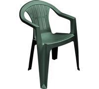 Ratak sedia in polipropilene impilabile verde 56x56x79 cm