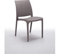 BICA 300.10000000000002 Volga Sedie, Taupe, 47x95x180 cm, 46x54x80 cm