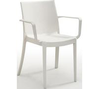 BICA Sedia da Giardino Impilabile in Resina colore Bianco - 351 Victoria