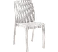 BICA Sedia da Giardino in Plastica colore Bianco - 9195 Verona