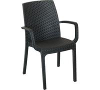 SEDIA IN POLIPROPILENE 'INDIANA' antracite BICA