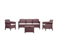 BICA SET DA GIARDINO POLIPROPILENE 'VENEZIA III' marrone