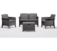 BICA Set Venezia 2 - Set Mobili da Esterno 2 Poltrone, 1 Sofa 2 posti, Tavolino