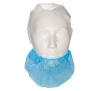 BICAP - 100 bende per barba, blu, 50 x 30 cm, protezione per barba usa e getta