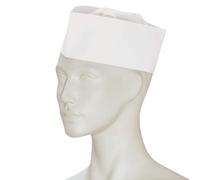 BICAP 100 tappi usa e getta in carta per nave, colore bianco, misura regolabile, ideale per personale in cucina o per l'uso nella produzione alimentare o in laboratori