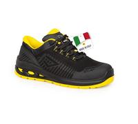 Bicap Scarpe Antinfortunistiche Uomo Donna Aikido S3S Puntale in Alluminio Lamina Zero Perforation Suola PU Bidensità Supporto BI-Balanced Traspiranti Leggere Settore Logistica