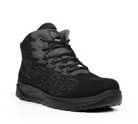 Bicap Scarpe Antinfortunistiche Uomo Donna Icon Mid ESD S3S Sacca Porta Scarpe Lavoro Tomaia in Microfibra Idrorepellente Traspirante Puntale Alluminio BI-Alloy Suola Antiscivolo Industria Logistica