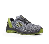 Bicap Scarpe Antinfortunistiche Uomo Donna Tessuto Riciclato da Pet con Sacca Porta Scarpe da Lavoro Eco Grey S1P SRC Puntale Composito Lamina Antiperforazione Suola Leggera Antiscivolo