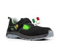 BICAP Scarpe Antinfortunistiche Uomo Estive Wolf S1P Sacca Porta Scarpe da Lavoro Puntale Composito Lamina Antiperforazione Pelle Scamosciata Forata Traspiranti Leggere Logistica Industria Leggera