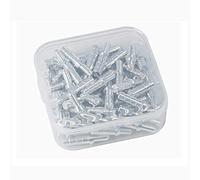 BICASTER 50 Pezzi Adattatori per perni per cocca per tiro con L'Arco Fai da Te (ID 4.2mm)