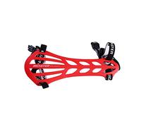 BICASTER Protezioni per braccia per tiro con l'arco, 1 pezzo (rosso)