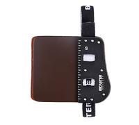 BICASTER SP3 Barebow Finger Tabs Pelle bovina Face+Piastra in alluminio (S, destrorsi)