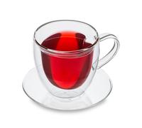 Feelino Bicchiere | 350 ml | A doppia parete | Vetro borosilicato di alta qualità | Pezzo unico