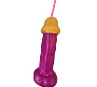 Bicchiere a Forma di Pene Diablo Picante - Plastica 500 ml