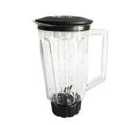 Bicchiere Accessorio For Frullatore (coltello + Coperchio + Bicchiere) Da 44 Once, Compatibile Con Hamilton Beach, Ricambio 6126-HBB908CE / HBB908-UK.