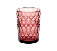 Guzzini - Vanity, bicchiere alto, decoro 1, malva, Bio-based SAN e Bio-based SMMA - TERRA