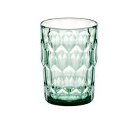 BICCHIERI ALTO VANITY 3 in Cristallo Acrilico Bio-based 6 pezzi diametro Ø 8,5xh 11,8 cm- 480 cc BPA FREE bibite, cocktail e frullati colore Verde Matcha verde