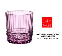 BICCHIERE AMERICA' 20s CONF. 6 PZ. CL.37 DOF LILAC ROSE