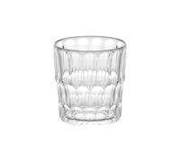 Guzzini - Vanity, bicchiere basso, decoro 2, in Bio-based SAN e Bio-based SMMA - ARIA (Trasparente)