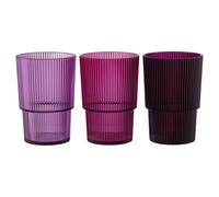 Set 12 Bicchiere bibita 420 ml viola, in plastica PS, Shades of Provence, Unico