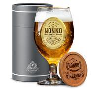 ® Bicchiere Birra Personalizzato Nonno Idee Regalo Uomo Tazza Compleanno Calici