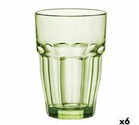 Bicchiere Bormioli Rocco Rock Bar Verde Vetro 370 ml [6 Unità]