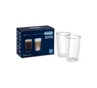 Bicchiere caffè DeLonghi SC319 doppia parete vetro soffiato 490 ml 2 pezzi
