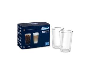 Bicchiere caffè DeLonghi SC319 doppia parete vetro soffiato 490 ml 2 pezzi