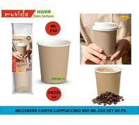 BICCHIERE CARTA CAPPUCCINO BIO ML.250