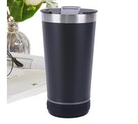 Bicchiere con altoparlante in basso - Bicchiere da caffè da 453,6 g, tazze d'acqua da viaggio | Per campeggiatori viaggiatori spiaggia Campeggio tailonaggio Barbecue viaggio in auto ufficio casa