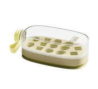 Bicchiere Con Vassoio Per Cubetti Di Ghiaccio,2 in 1 Portatile Riutilizzabile Dosatore a Pressione | Bottiglia Del Ghiaccio,Per Frigo Borsa Termica Cibo Casa Cocktail Acqua Whisky Caffè E