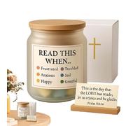 Bicchiere con versetti biblici, benedizione, bicchiere biblico - cestino motivazionale con preghiere e scritture per madrina, comunione, Pasqua, soggiorno, pastore, comodino, cristiani.
