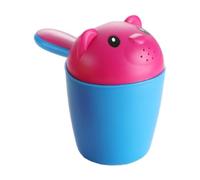 Bicchiere da bagno per bambini, con manico ergonomico, grazioso risciacquo a cascata - Pale per shampoo, irrigatore, creatore di acqua da bagno, per bambini e ragazze