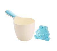 Bicchiere da bagno per bambini, secchio ergonomico per la doccia dei bambini, strumento delicato per lavare i capelli, tazza da bagno per shampoo, balsamo, lavaggio del corpo, cura del bagno
