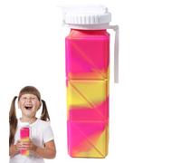 Bicchiere da Bere Espandibile - Tazza Portatile Pieghievole con Coperchio | Contenitore Idratazione Leggero per Palestra Viaggi Escursionismo Campeggio Sport Ciclismo,Ideale per Outdoor Viaggi