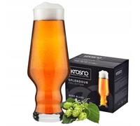 Krosno Bicchieri Birra IPA Artigianale Vetro | Set 6 | 400 ml | Lavastoviglie