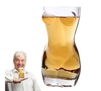 Bicchiere Da Birra Body - Bicchiere Da 500 Ml, Bicchieres Da Bevanda Universale | Occhiali Materiale Leggero Design Elegante Facile Da Trasportare Per Home Office Feste All'aperto Viaggi Piccole