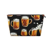 Bicchiere da birra, Borsa da toilette Borsa per trucco Borsa per cosmetici Borsa da toilette da viaggio portatile