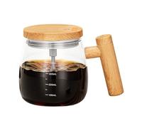 Bicchiere da caffè elettrico auto-miscelante, 400 ml, ad alta velocità, portatile con coperchio e manico, 14,5 x 10,5 x 8,8 cm, multiuso per caffè, latte, cioccolata calda, miscelazione liscia
