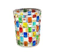 Bicchiere da cocktail colorato, a righe, bicchieri da whisky dipinti, adatto per bere, bevande (colore