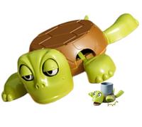 Bicchiere da dessert a forma di tartaruga stampato in 3D, divertenti sottobicchieri a forma di tartaruga con un'espressione buffa quando si appoggia un bicchiere sul dorso, portabicchieri a forma di t