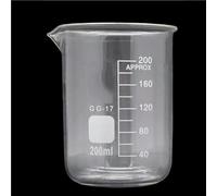 Bicchiere da laboratorio, Becher A Forma Bassa In Vetro Borosilicato Con Beccuccio for Laboratorio Chimico 5-3000 Ml(200)