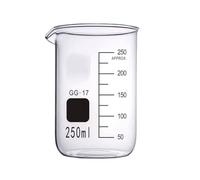 Bicchiere da laboratorio, Becher A Forma Bassa In Vetro Borosilicato Con Beccuccio for Laboratorio Chimico 5-3000 Ml(250)