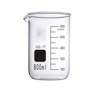 Bicchiere da laboratorio, Becher A Forma Bassa In Vetro Borosilicato Con Beccuccio for Laboratorio Chimico 5-3000 Ml(800)
