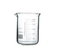 Bicchiere da laboratorio, Becher Da Laboratorio In Vetro Borosilicato, Forma Bassa, Con Beccuccio Dosatore, Capacità 1 Pezzo, 50 Ml A 3000(200)