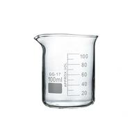 Bicchiere da laboratorio, Becher Da Laboratorio In Vetro Borosilicato, Forma Bassa, Con Beccuccio Dosatore, Capacità 1 Pezzo, 50 Ml A 3000(100)