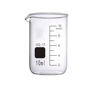 Bicchiere da laboratorio, Becher In Vetro Da Laboratorio E Misurino Con Capacità 5 Ml A 50(10)