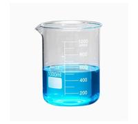 Bicchiere da laboratorio in vetro borosilicato, Attrezzatura da laboratorio Becher in vetro borosilicato resistente alle alte temperature con manico 5-400 ml(250ml (4PCS))