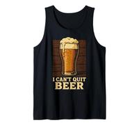 Bicchiere da Pinta con Scritta I Can't Quit Beer Canotta