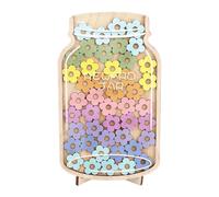Bicchiere da ricompensa Magnetico per Bambini, 180 g, con 45 Stelle, Motivo Star Reward Jars, Motivazionale per Genitori, Scuola, compiti a casa, 15 x 25 cm